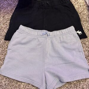 SET OF 2 Abercrombie kids shorts blue and black